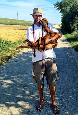 Unterwegs mit der frischen Wolle