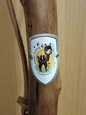 Wanderstock mit Wappen-Stocknagel